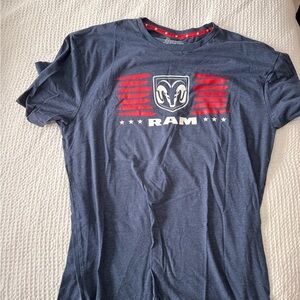 Men's Navy Blue T-Shirt Ram Truck America